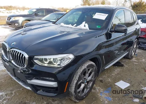 2020 BMW X3 xDrive30I z USA, uszkodzony, nr VIN 5UXTY5C07L9B41485